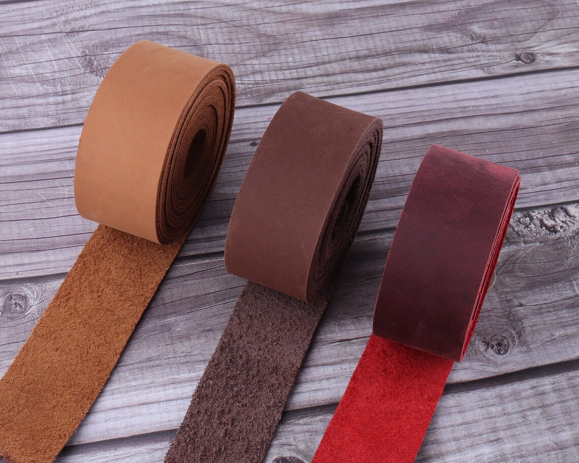 1 1/238 mm flat leather striplong leather Etsy