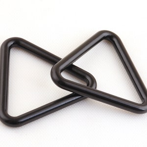 1 Zoll 25 mm schwarze verstellbare Gürtelschnalle Schiebeschnallen, Dreieck Metall Geldbörse Schnalle, quadratische Schnalle Gurtschnalle Handtasche Gurtband Hardware