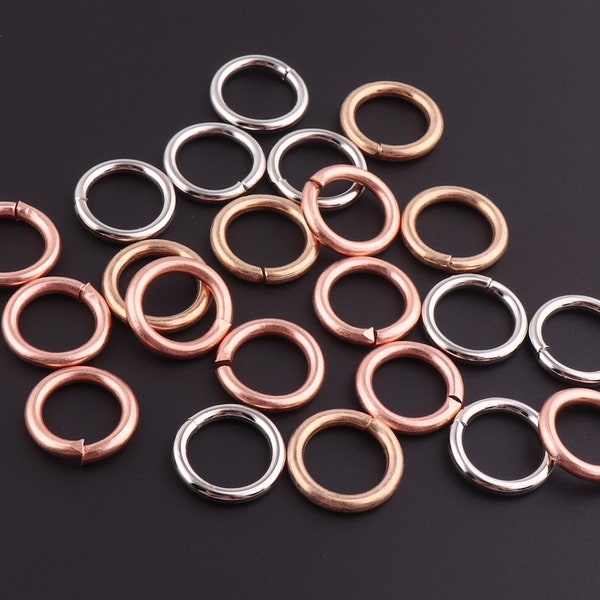 9 mm metal o rings purse ring iron round rings,unwelded split o ring Jump Ring for handbag purse bag making hardware,silver/rose gold/gold