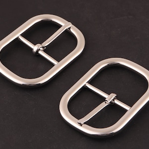30mm zilveren verstelbare riem gesp schuif pin gespen, rechthoek metalen portemonnee sluiting gespen, riem gesp handtas singelband lederen ambachtelijke hardware