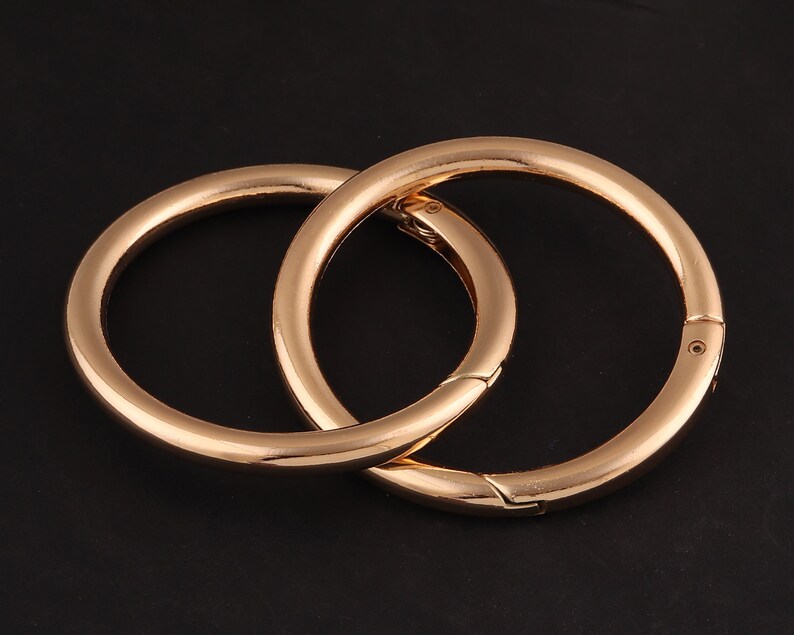 Gold O-rings Metal O Rings Spring Ring Clasp Push Gate O Ring - Etsy