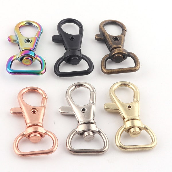 13mm rainbow Swivel Clasp Swivel Hook Purse hook Trigger Snap Hook Swivel Lobster Clasp purse clasp swivel lobster clasp for key chains ring