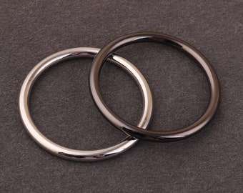 40mm Metal O rings Purse ring Round rings silver O ring Gunmetal O ring buckles Silver o-rings Solid Brass O Ring,purse ring,diy belt rings