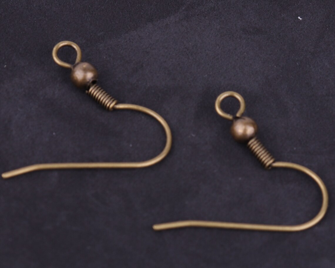 Bronze Stainless Steel earrings HookDIY Earring Findings Etsy