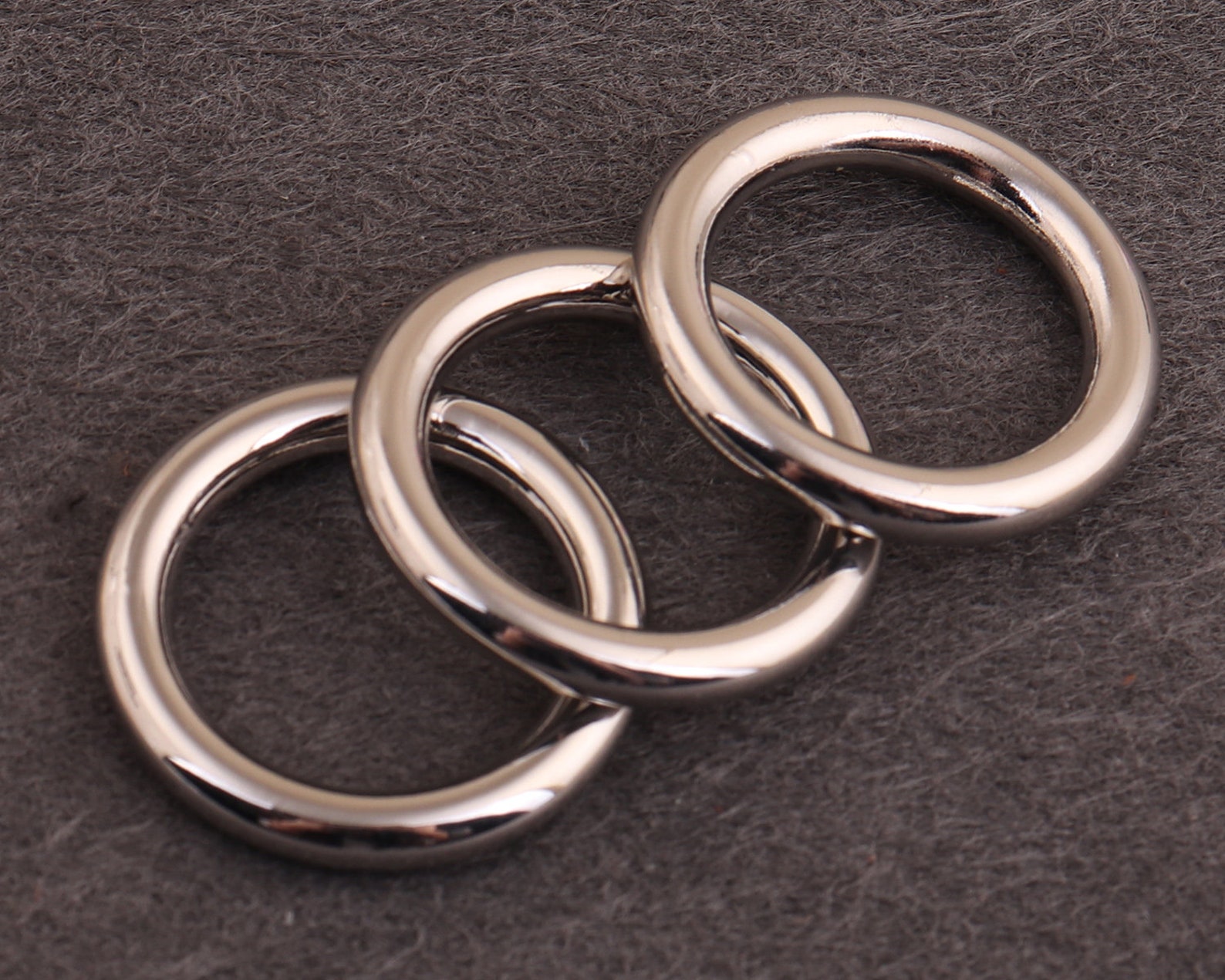 0 Metal Rings 15 Mm Gunmetal Mini Metal O Rings Purse Ring Round Rings Gold O Ring ...