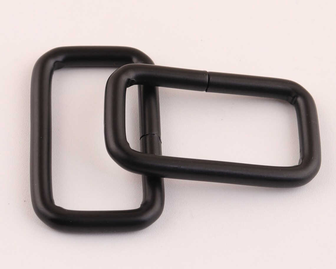 1 1/4 Inch 33mmbronze and Black Rectangle Rings Metal - Etsy