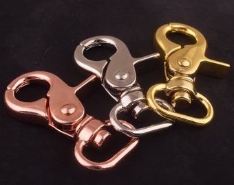 Gold/rose gold/silver 56*21mm Swivel hook-Dog Clasp,Lobster Clasp,Key Clasp,metal Swivel clasp,Lobster Swivel Clasps for leather craft