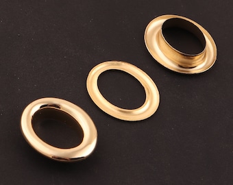 Occhielli In Rame 15g Anelli Superficie Liscia Occhiello Metallo Anti Ruggine