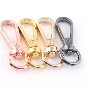 11 mm swivel snap hooks,swivel clasps Trigger Snap Hook,metal swivel buckle For Key chains,Bag,Purse Making Lobster Swivel Clasp supplies