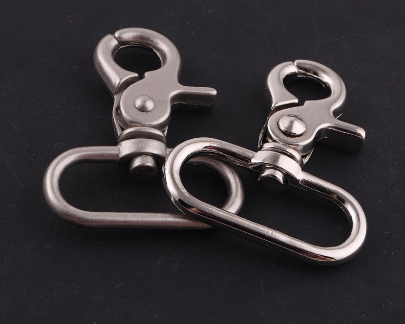 32 mm Swivel lobster clasp claw,Swivel Hook Keychain,swivel clasp lanyard clips snap hook lobster clips push gate hook for bag leather craft