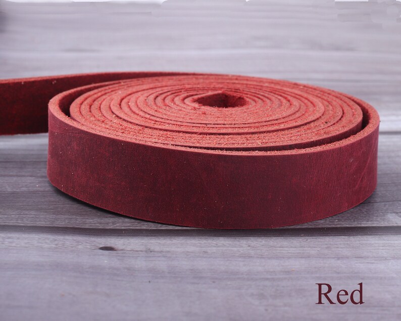 3/4 Wide Natural Leather Blank Strip Strapflat Leather Etsy