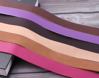 Natural leather straps 1 inch wide-Long Leather Strip,Belt Diy,Purse Straps,tan Strip,natural Leather Belt,Genuine Leather,Italian Leather
