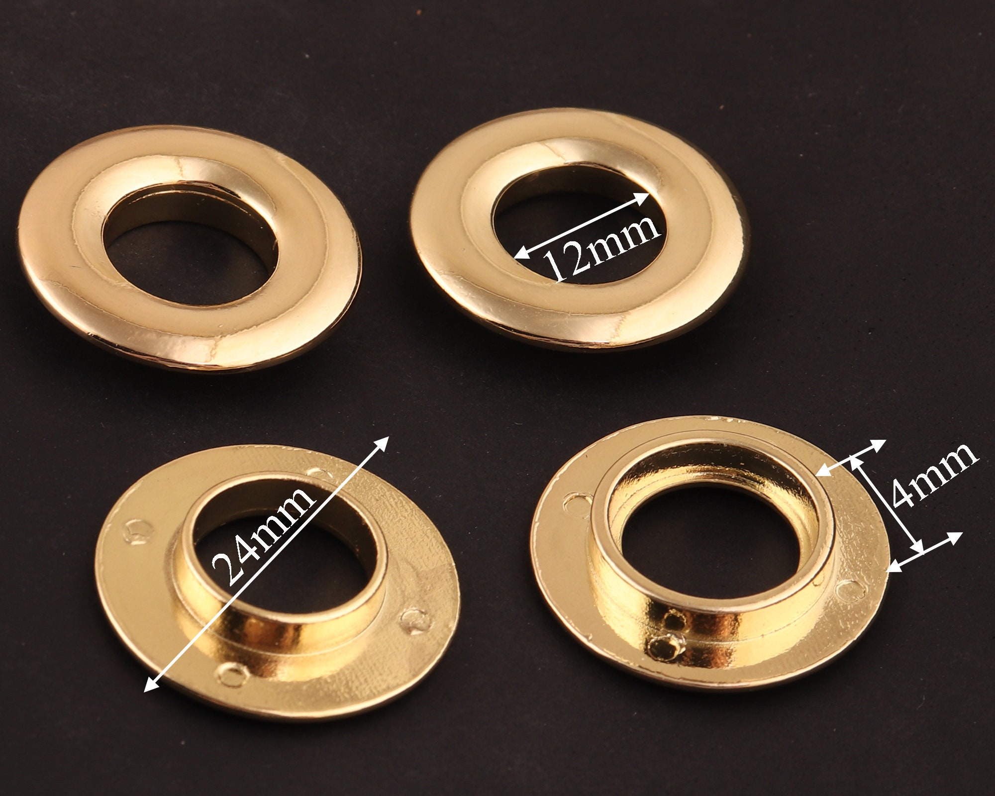 Zinklegering schroeven op oogjes & grommets 12mm cirkel ronde Etsy Nederland