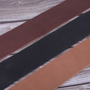 2 inch Leather strap-natural Leather For Belt,Italian genuine Leather,flat brown calf Leather Strips,Cowhide Leather,Leather For Bag Straps