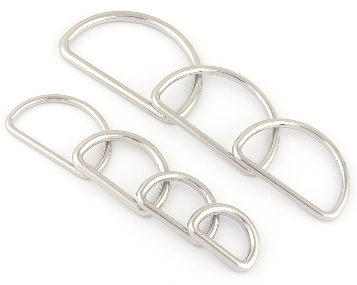 2050mm Silver Metal Loop Lanyard D Ring Slide Adjuster Purse Etsy