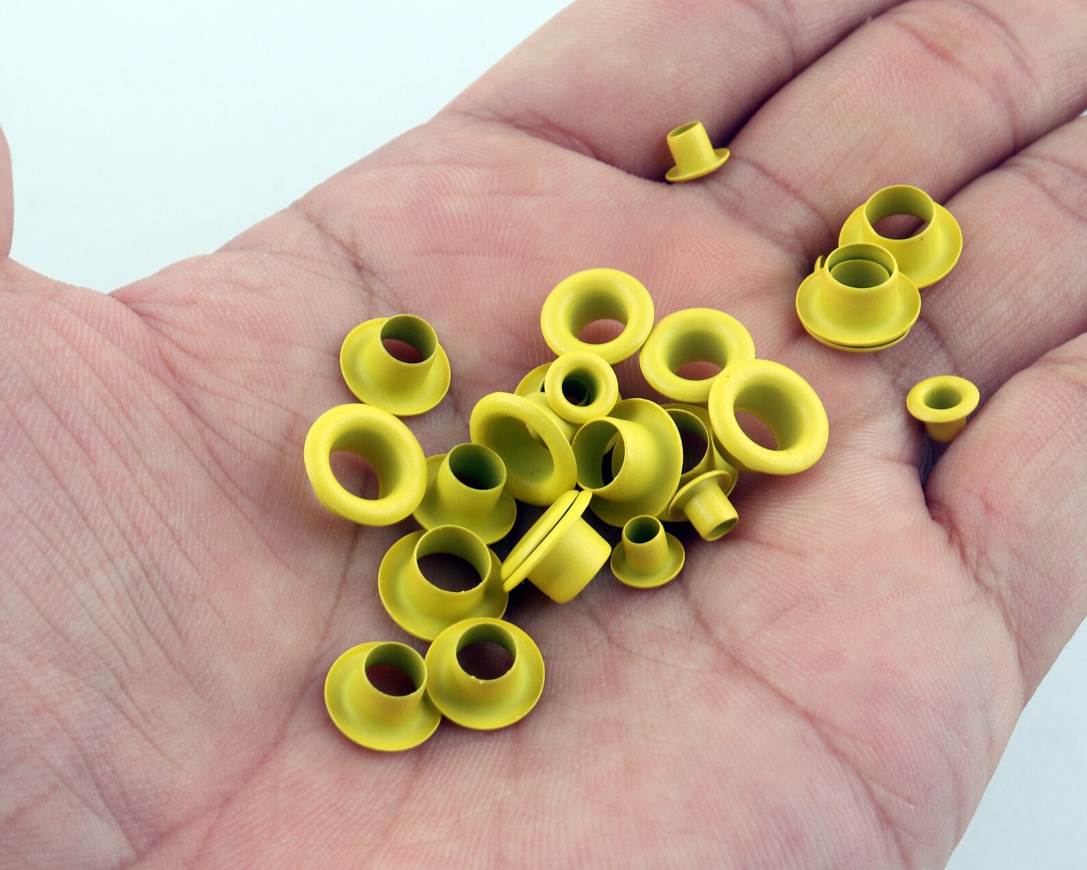 36mm Yellow Metal Mini Eyelets Grommets with Washers Grommets Etsy