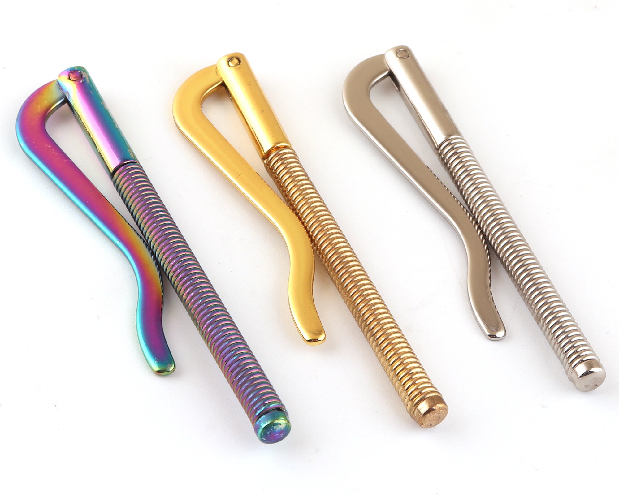 6pcs Rainbow Spring Metal Money Clip for Wallet Making Wallet Hardware ...