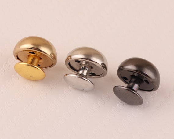 50sets8*9mm hexagon metal Rivet for Leather craft,rose gold Rivets Conchos,Medium Compression Rivets Metal Screw Rivets DIY Jewelry Making
