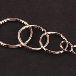 Anillo de llave de oro 30pcs 25mm / 30mm Anillo de salto O anillo de salto  anillo metal split anillo para llavero al por mayor Key Ring Hallazgos -   México