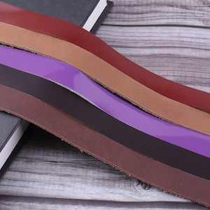 3/4 inch Natural leather strap-Long Leather Strip,Italian Leather straps ,Purse Strips,Black Strip,natural flat Leather Belt,Genuine Leather