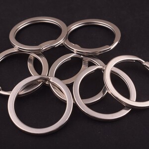 30 pcs 20 mm silver Split Rings,Jump Rings Double Loops Bulk Jump Rings metal Split Ring Double Loop Rings diy key ring/key chain Findings