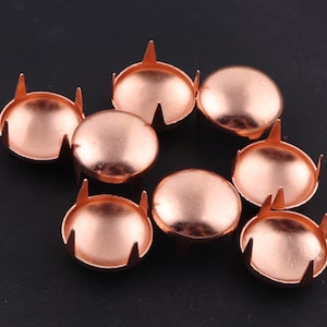 12mm Rose gold Nailhead Studs,round Dome Nailheads Spot round rivet studs Metal Studs Nailheads Spikes Big Metal Studs for bag/leather craft