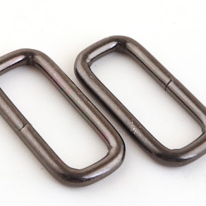 39mm Rectangular Ring Loop Strap Slider Buckle Solid Brass,Metal Rectangle Buckle Ring for Bag Belt Loop Strap Heavy Duty Rectangular rings