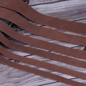 Dark coffee Long natural Leather Straps,genuine Leather-Leather handle,Leather Bag Strap,Camera Strap,leather Strap,Leather crafts strapping