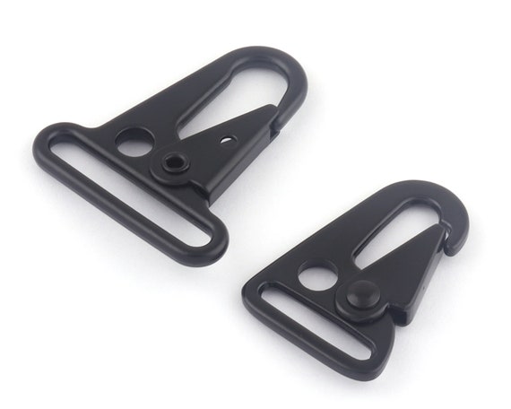 Portachiavi A Moschettone Con Anello Girevole MSQ05 80x30x25mm In Acciaio Nichelato 86202991