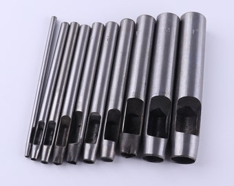 Leather Belt Hole Punch Punching Tools ,Round Hole Punches for Leather,Hole Punch Cutter Belt Watch Band Gasket Hollow Leather Tools