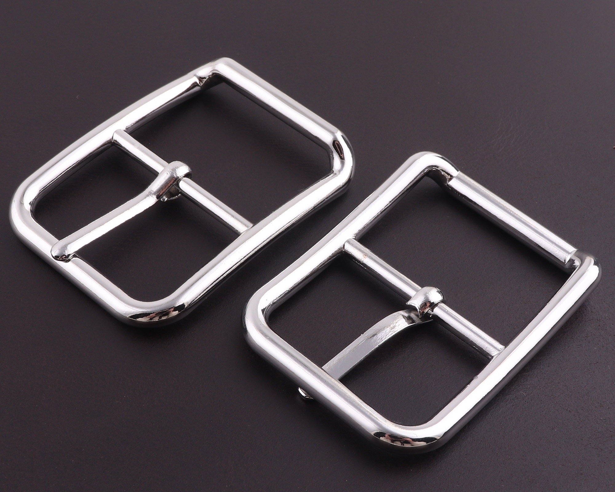 35mm Large Silver Strap Buckle Fasteners Belt Buckle Square Etsy UK