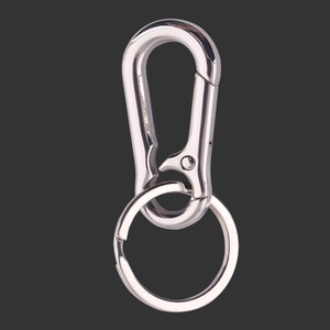 Gold Metal Carabiner Clip Key ring Key chain Key Charm Holder Organizer for Car/Key Finder Hook Purse Hardware Dog ID Tag Holder Handbag DIY image 3