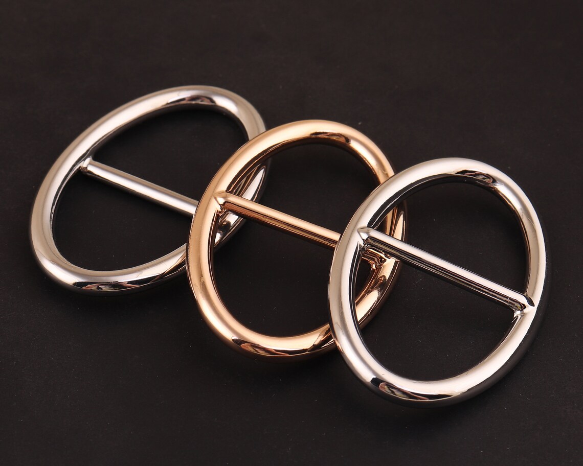 Lovelle Gold Buckle Slides main image 1