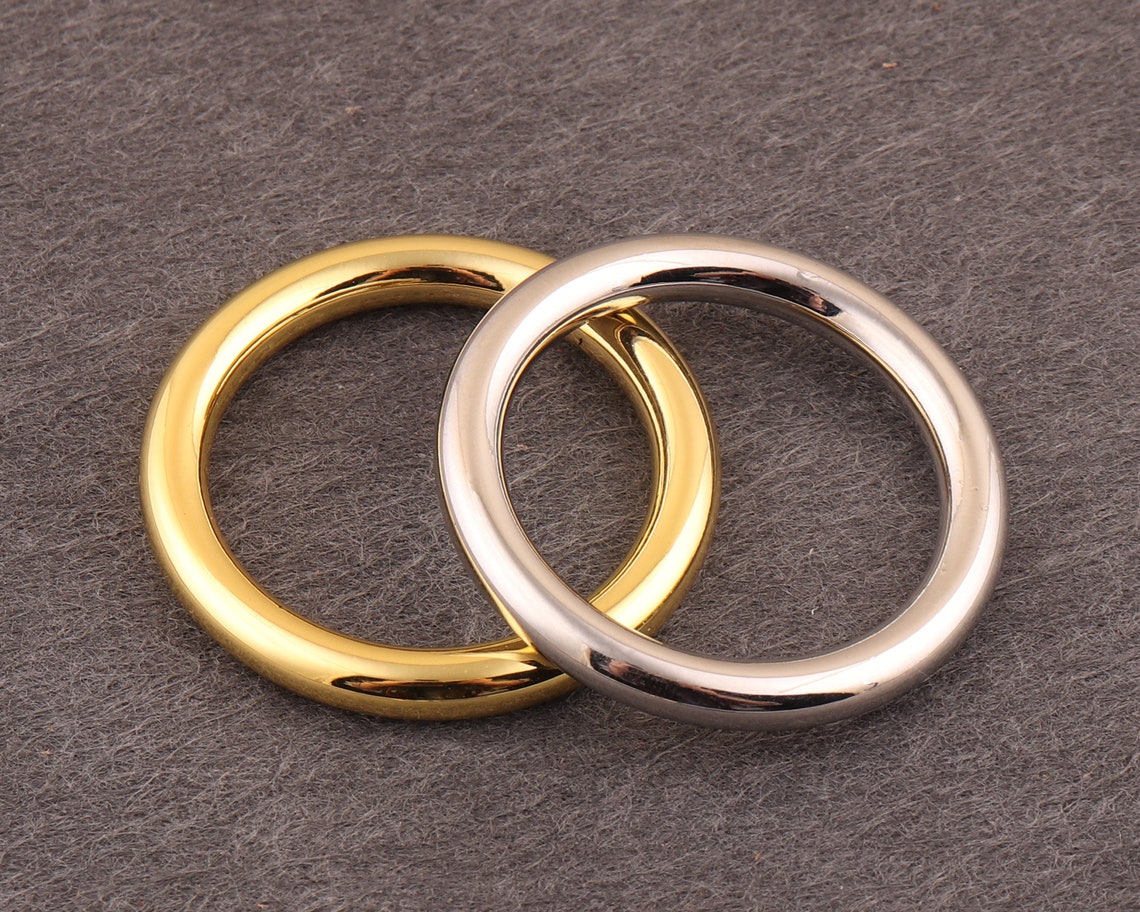 Metal O Rings 1 Inch Purse Ring Round Rings Gold O Ring Gunmetal O Ring ...