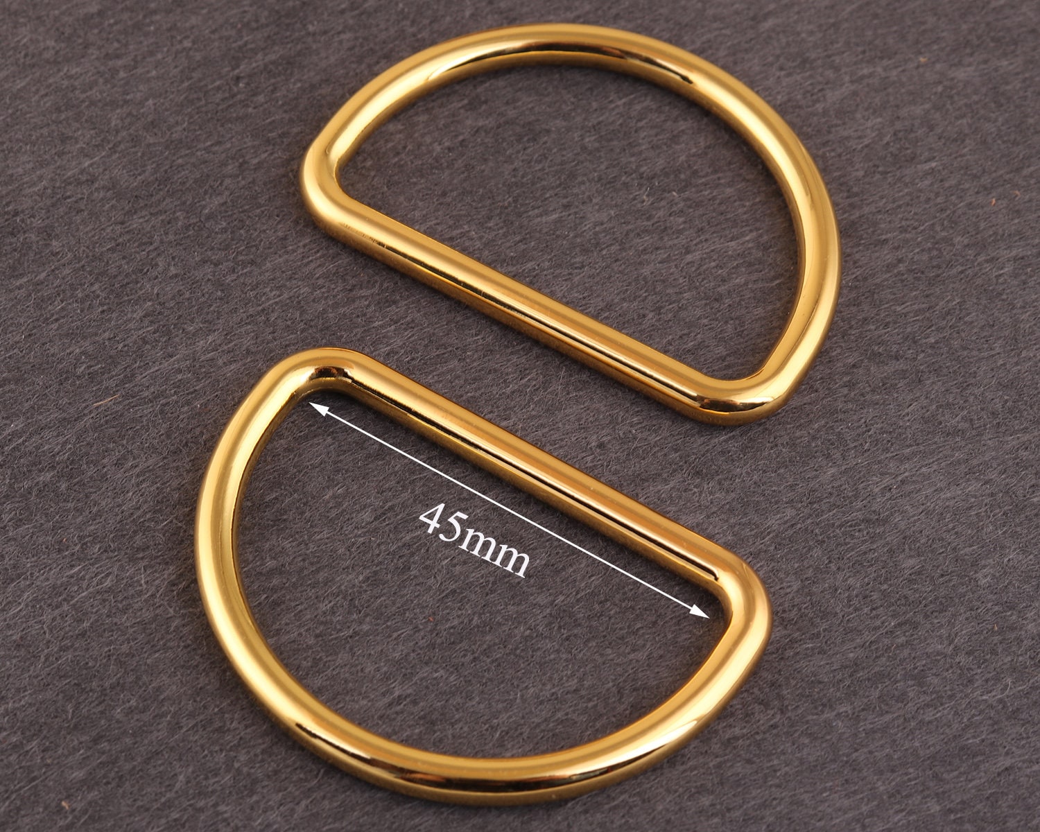 4pcs Metal Non Welded D Rings for Purse copper Dee Rings,antique Purse  Strap,handbag Ring,wallet Hardwarebag Belt Strap 1-1/240mm -  Hong Kong