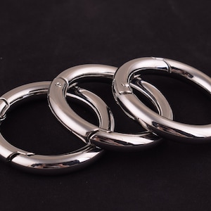 1 cal (25 mm) Pierścień uszczelniający Pierścień sprężynowy Metalowe pierścienie uszczelniające Pierścień sprężynowy Zapięcie do pchania Srebrne karabińczyki Duży obrotowy szekla, brelok do majsterkowania