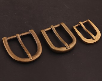 Bronze Heel Bar Buckle, massive Legierung Metallschnalle, 1-Zoll-Riemenschnalle Geldbörse Schnalle, 16 mm Dornschnalle 20 mm Taschenschnalle für Kragentaschen, Riemen / Gürtel