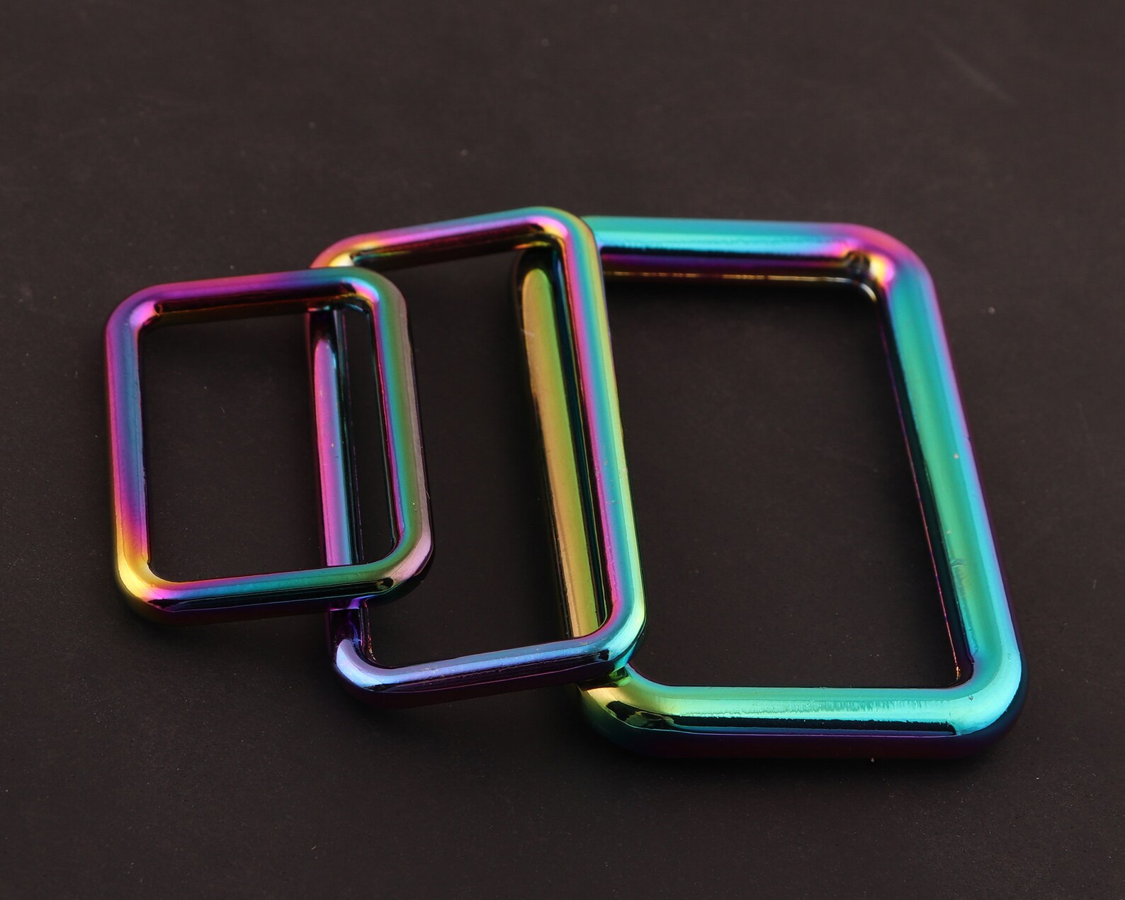 25mm38mm40mm Rainbow Rectangular Ring 1inch Rectangle | Etsy
