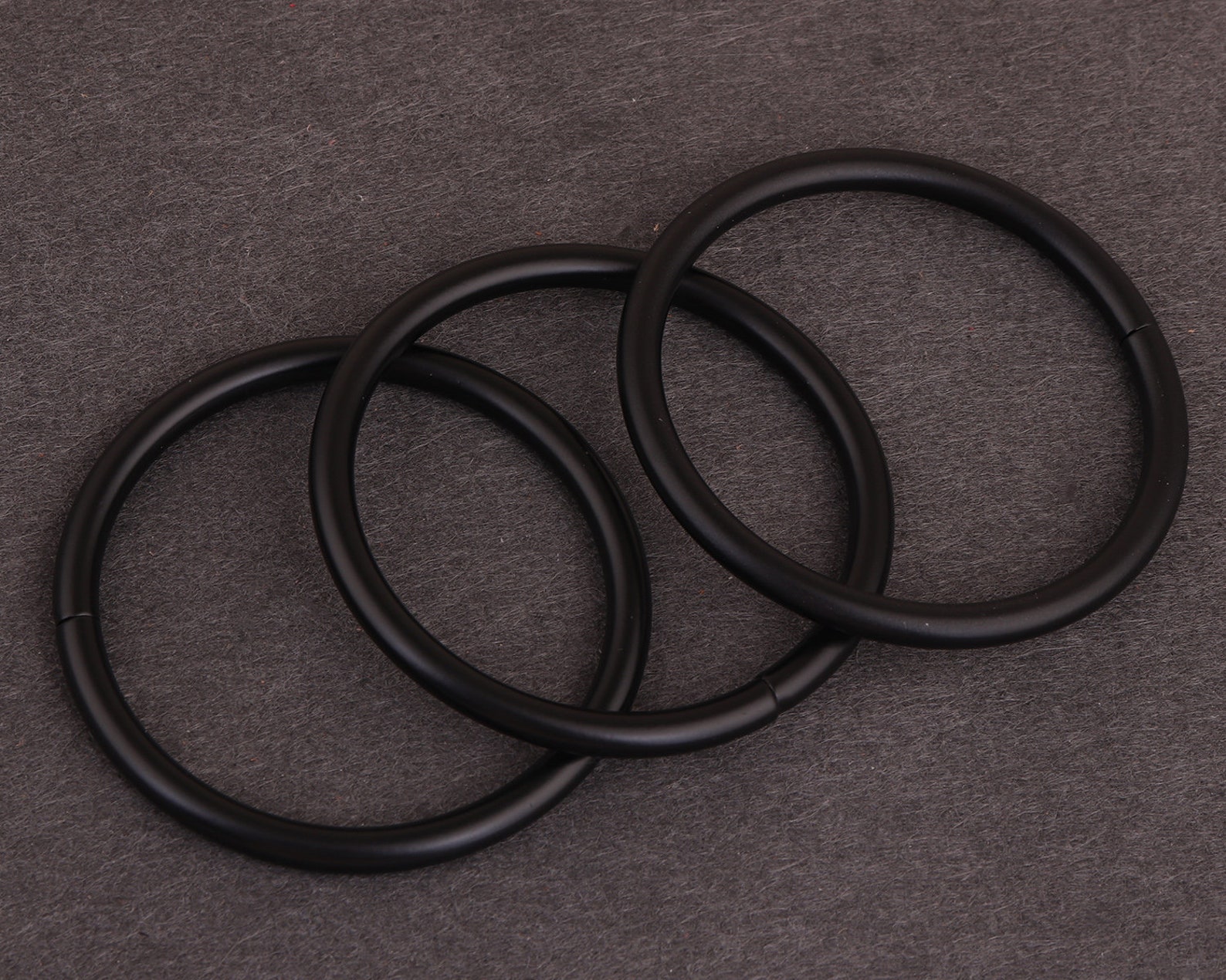 Black O Ring 2inch 50mm Non Welded Metal O Buckle Open O Etsy UK