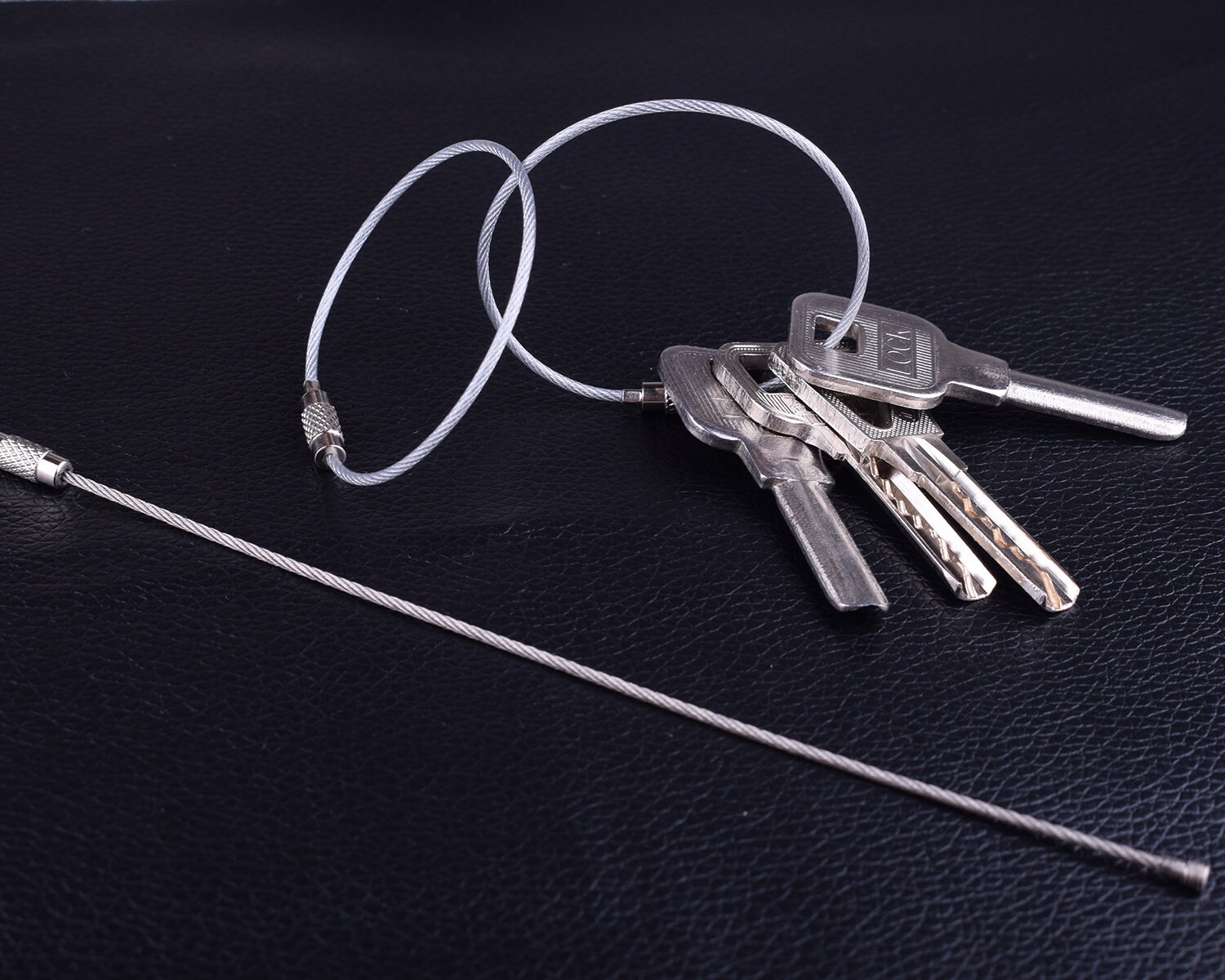 10pcs Stainless Steel Wire Key Ring With Screw Claspsilver Etsy Singapore