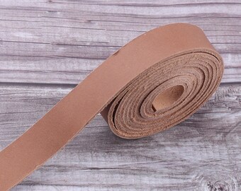 1 inch brown Leather Straps,long  Leather strip,Leather For Belts,Natural Leather,Leather For Bag Straps,real Leather supplies 2 mm thick