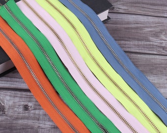 6 * 32 mm Reißverschlusskegel,Metallreißverschluss Schüttgut,hochwertige Kupferzähne Jean Zipper,Kleiderreißverschluss,leichter Reißverschluss,Zahnreißverschluss