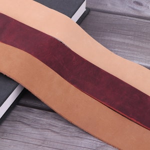 1 1/2 (38 mm) Echtlederband braun/rot/hellbraun Lederstreifen Echtleder Griffe Handtaschengurte Gürtelriemen Naturleder Zubehör