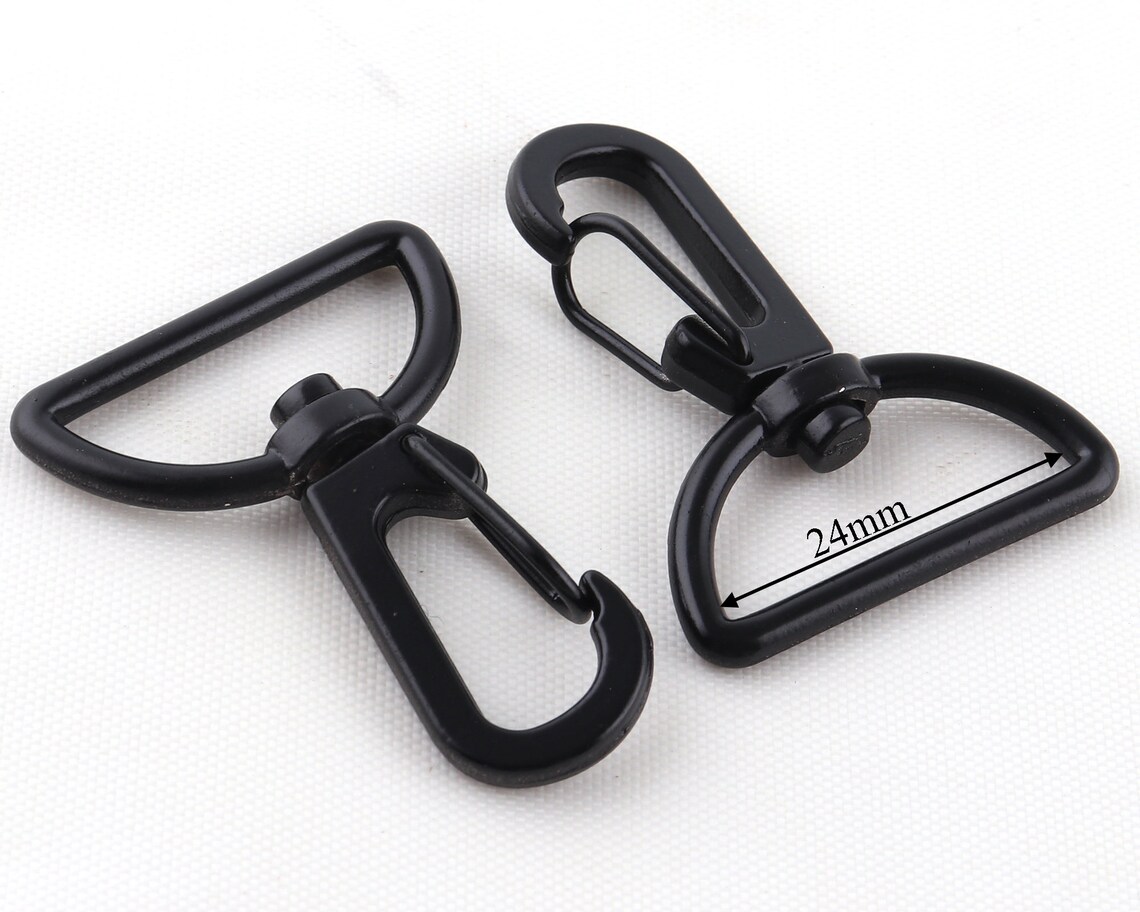 124mmBlack Swivel Hooks for LanyardsLanyard Etsy