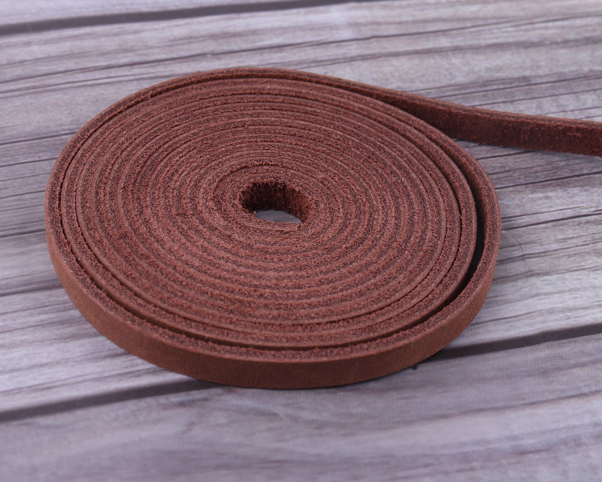 5mm Leather Cord,flat Leather Lace for Bracelet,genuine Leather  Strap,cowhide Leather Strips,leather Supplies,jewelry Making Leather String  