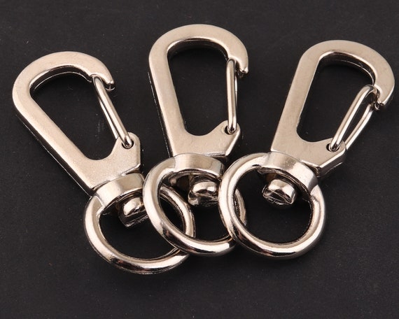 11mm Silver Swivel Clasps Swivel Snap Hook Metal Key Ring Key