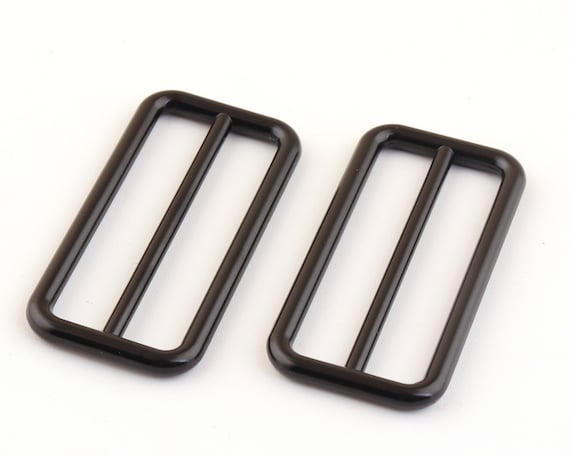 Replacement Parts - 1 Metal Tri-Glide Slider Buckles Black