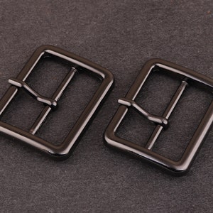 8PCS 30mm Metal gunmetal Center Bar Buckle,Slide Belt Strap Fasteners Buckle,Adjuster Buckles,Purse Buckles Bag buckles Wholesale for diy
