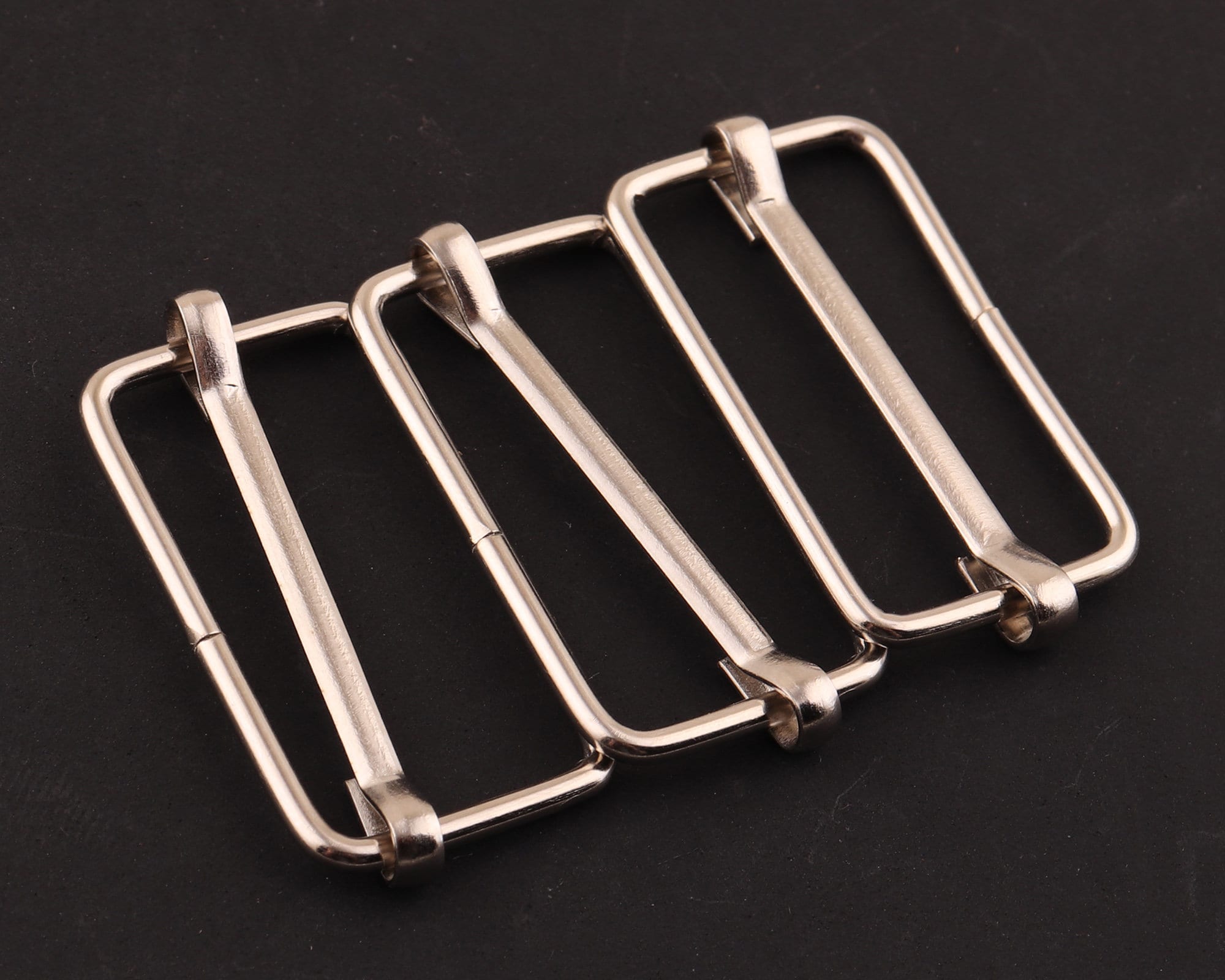 1 1/4 Inch 32mm Silver Metal Slide Buckle Rectangle Adjustable Etsy UK