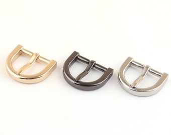 3/4"(19mm)Metal Buckle Square Metal Buckle,Center Bar Pin Buckle,heel bar buckle strap Buckle silver,gunmetal and gold purse buckles for bag